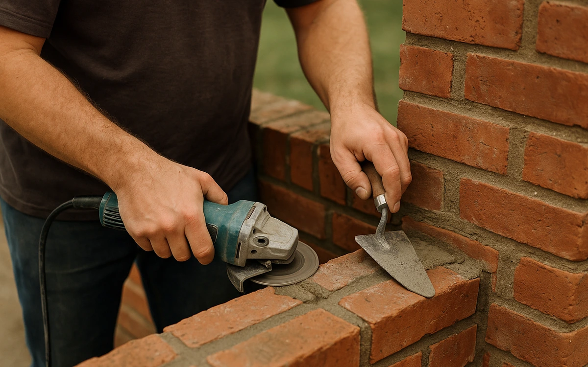 Brick fence repair contractor